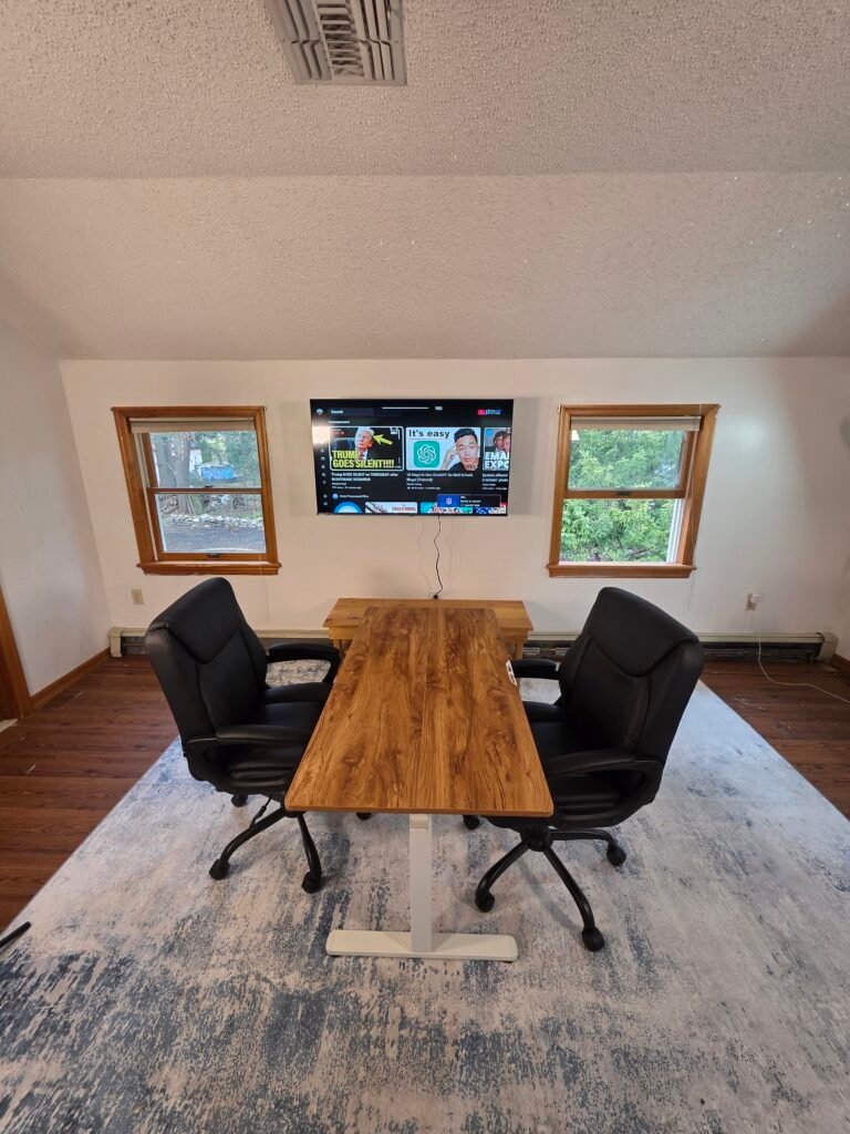 Clean office meeting room